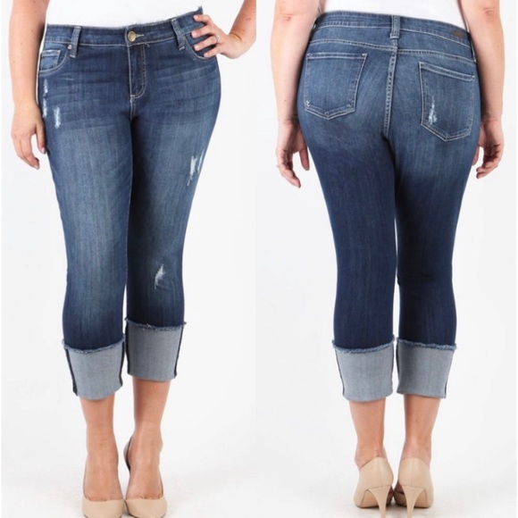Kut from the Kloth Denim - Kut from the Kloth Cameron Cuffed Straight Leg